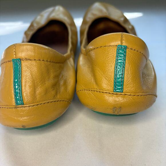 Tieks by Gavrieli Shoes Womens Size 9 Camel Leather Ballet Flats Comfort Casual - Picture 6 of 11
